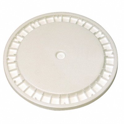 K4870 Plastic Pail Lid White HDPE