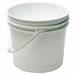 Pail Polyethylene White Open Head