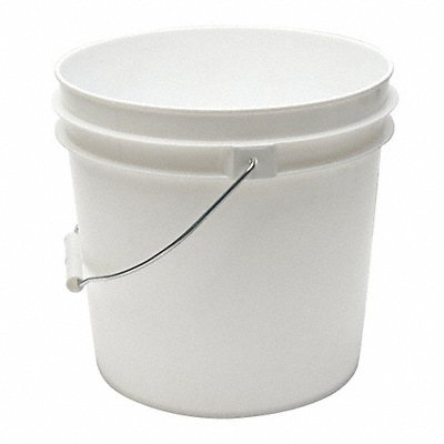 K4868 Pail Polyethylene White Open Head