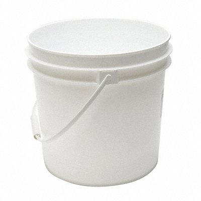 K4868 Pail Polyethylene White Open Head