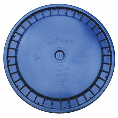 K4870 Plastic Pail Lid Blue HDPE