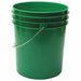 K4864 Pail Polyethylene Green Open Head