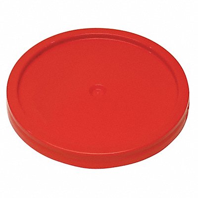 Plastic Pail Lid Red HDPE