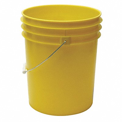 K7700 Pail Polyethylene Yellow Open Head