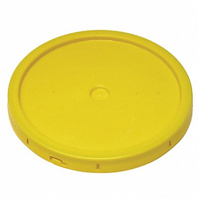 Plastic Pail Lid Yellow HDPE