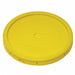 Plastic Pail Lid Yellow HDPE