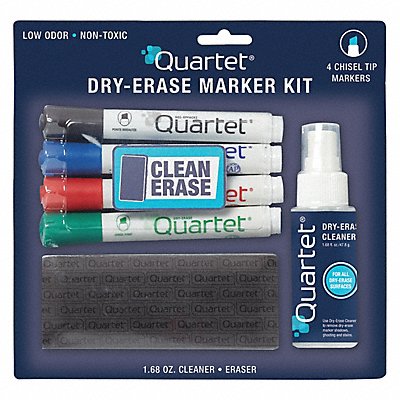 Dry Erase Marker and Eraser Set PK4