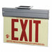 Exit Sign 7 1/2 in x 13 in Plastic
