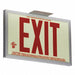 Exit Sign 7 1/2 in x 13 in Plastic
