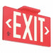 D6992 Exit Sign 8 3/4 in x 15 3/8 in Plastic