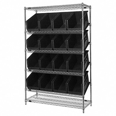 H7038 Pick Rack 18inx74inx48in Black