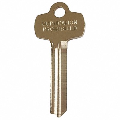 Key Blank Standard D Keyway 1/2in.