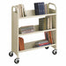 Book Cart Single Sided Steel Powder Coat