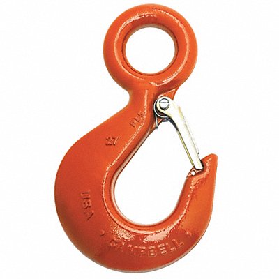 Hoist Hook 2000 lb Latch Eye Alloy Steel