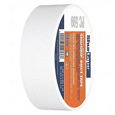 Duct Tape White 1 7/8 in x 60 yd 9 mil