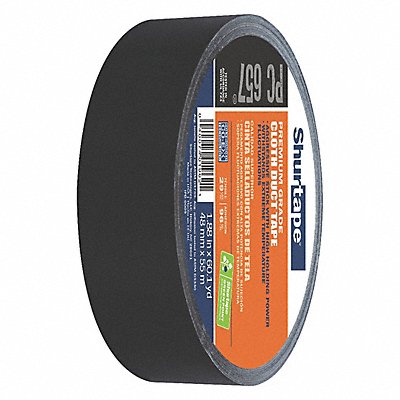 Duct Tape Black 1 7/8 in x 60yd 14.5 mil