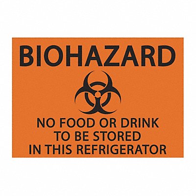 Biohazard Label 5 inx7 in PK2