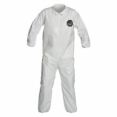 Coveralls 4XL Wht ProShield 50 PK25