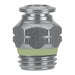 Male Connector SS 53/64 Hex 1/2 Tube