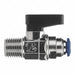 Ball Valve 1/8 Socket x MNPT