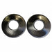 Rod Flanges Satin Nickel 1 3/4 in W PR