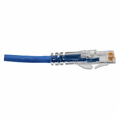 Patch Cord Cat 6A Clear Boot Blue 35 ft.