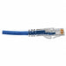 Patch Cord Cat 6A Clear Boot Blue 1 ft.