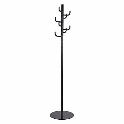 Coat Rack Black 69 H Stand Alone