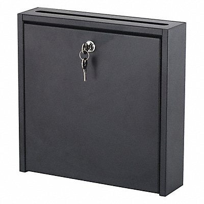 Interoffice Mail Box 12 H Steel Black