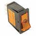 Rocker Switch 1/4 Male Terminal Amber