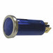 Stop/Turn/Tail Light Round Blue 5/8 L