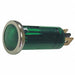 Stop/Turn/Tail Light Round Green 5/8 L