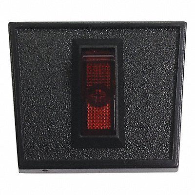 Rocker Switch SPST Panel Mount Red