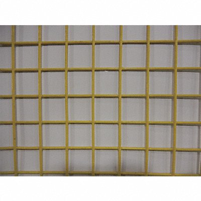 Wire Mesh Yellow Coarse 4 ft W 96 L