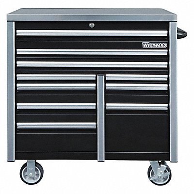 Rolling Tool Cabinet Blk Ind Prem Duty