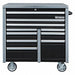 Rolling Tool Cabinet Blk Ind Prem Duty