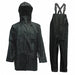 Rain Suit w/Jacket/Bib Unrated Black 3XL