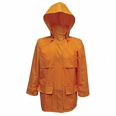 H7523 Rain Jacket with Detachable Hood Ylw 3XL