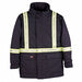 Flame-Resistant Parka Insulated XL Navy