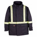 Flame-Resistant Parka Insulated 2XL Navy