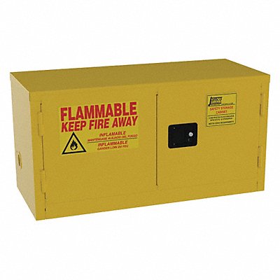 Flammable Safety Cabinet 6 gal Yellow