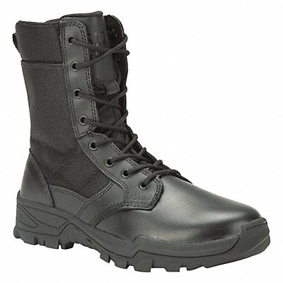 Boot 14W Black Front Lace/Side Zipper PR