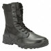 Boots 8R Black Front Lace/Side Zipper PR