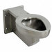 Prison Toilet SS Back Spud Wall Mount