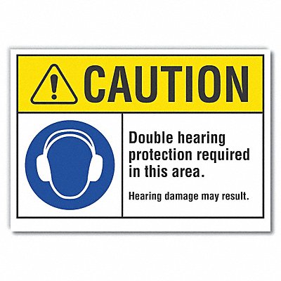Caution Sign 10inx14in Non-PVC Polymer