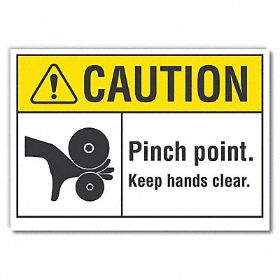 Caution Sign 10inx14in Non-PVC Polymer