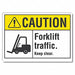 Caution Sign 10inx14in Non-PVC Polymer