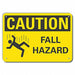 Caution Sign 10 inx14 in Plastic
