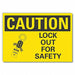 Caution Sign 10inx14in Non-PVC Polymer