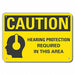 Caution Sign 10 in x 14 in Plastic